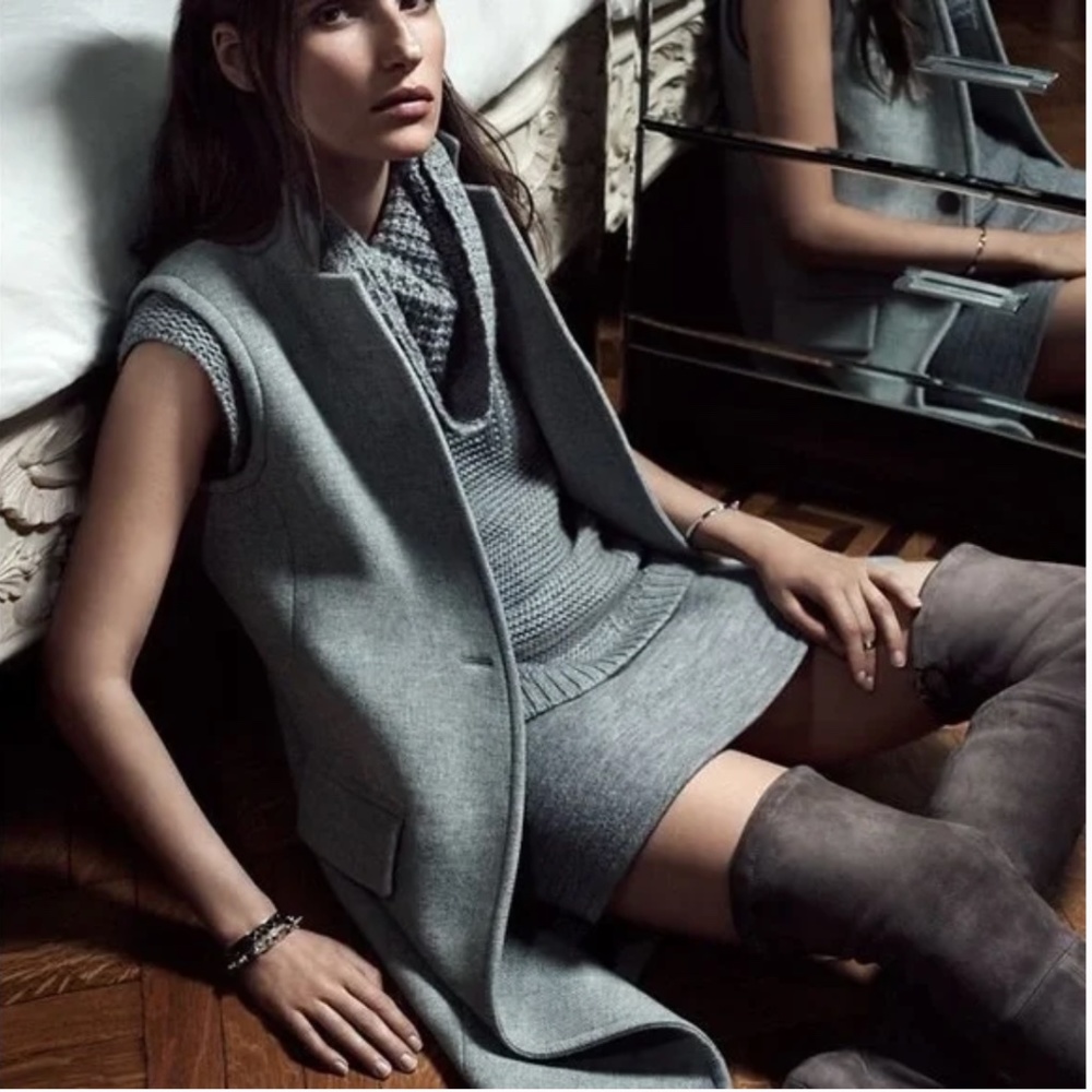 Intermix Daria Tailored Wool Vest/Coat Size P